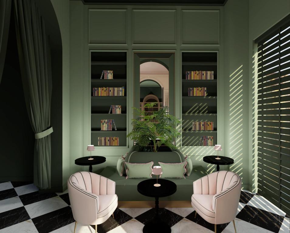 Hotel La Gemma Firenze Esterno foto The Library